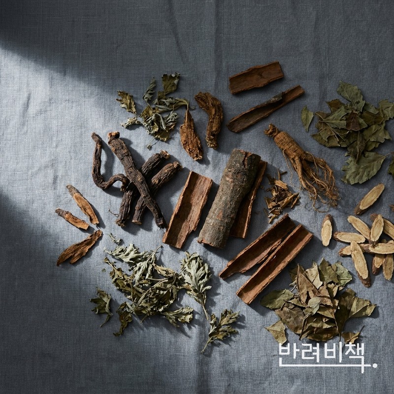 강아지 한방 비누 원재료, 건조 약재 펫뜸바 72시간 숙성