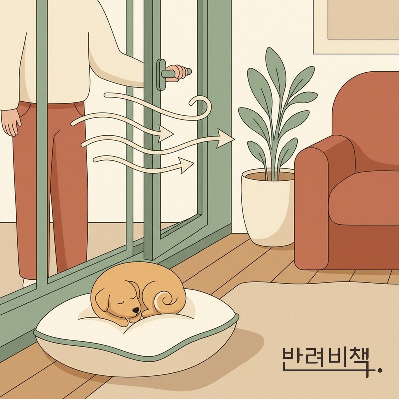 강아지 있는 집 환기 향 관리